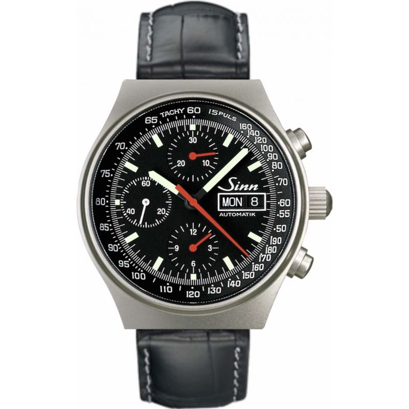 Chronograph 144 St Sa Leather Strap - Sinn 