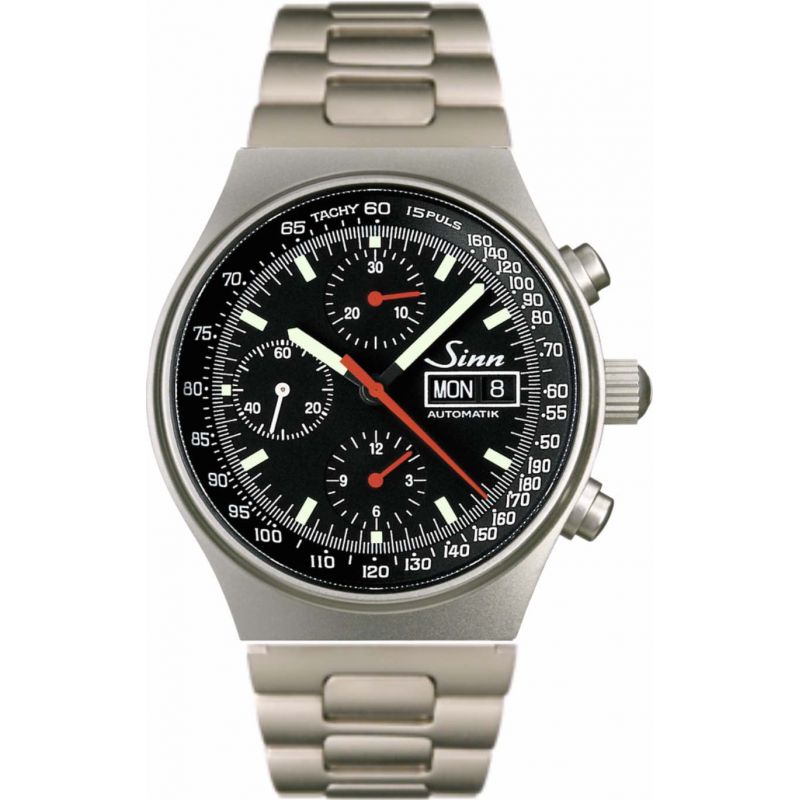 Chronograph 144 St Sa Solid Strap - Sinn