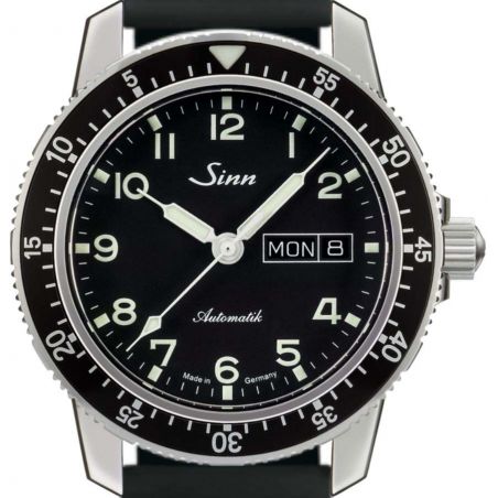 Classic Pilot Watch 104 St Sa A Silicone Strap - Sinn