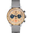 Montre Echo/Neutra Cortina 1956 Chronograph Light Peach Coppa d'Oro delle Dolomi