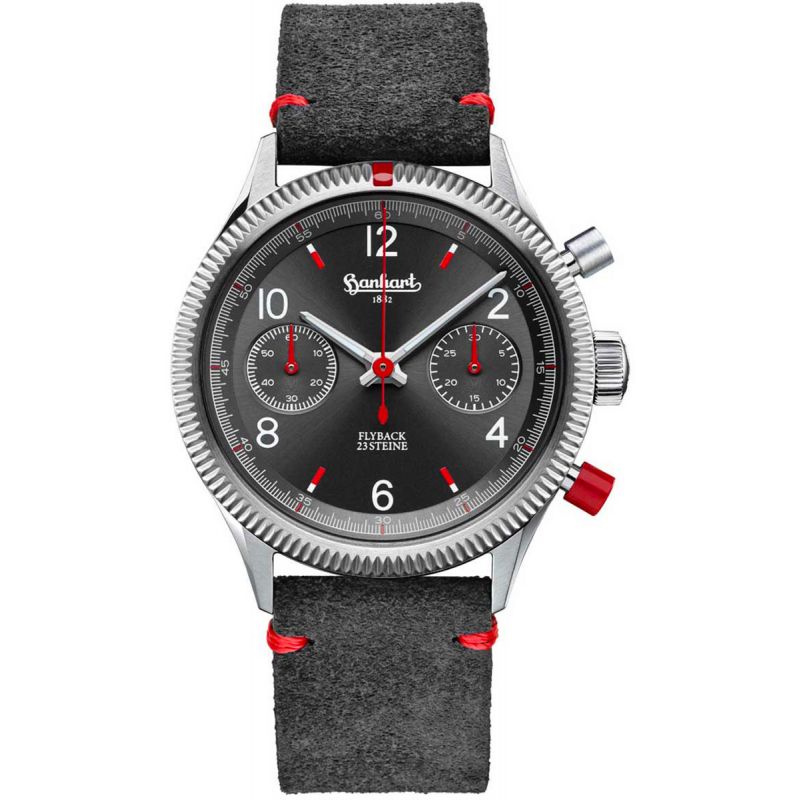 Montre Hanhart 417ES RED X gris H702L.240