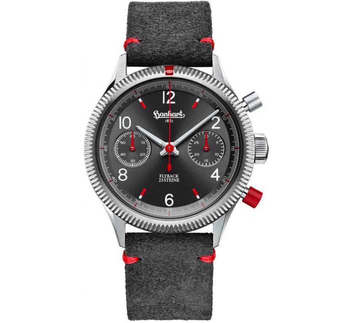 Montre Hanhart 417ES RED X gris H702L.240