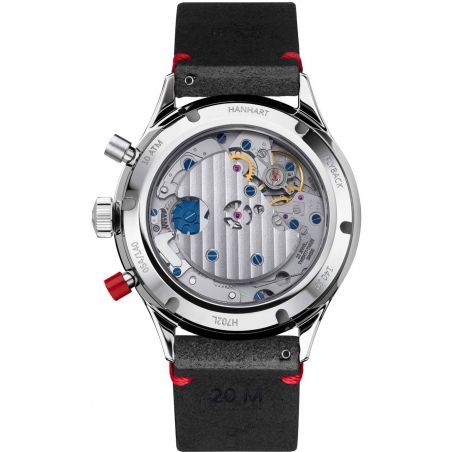 Montre Hanhart 417ES RED X gris H702L.240