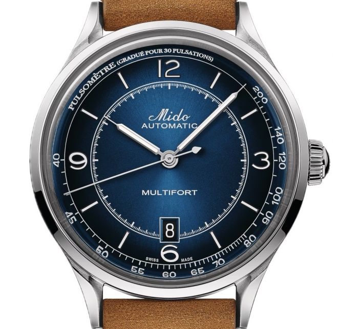 Montre Mido Multifort Patrimony Blue