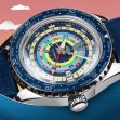 Montre Mido Ocean Star Decompression Worldtimer Blue