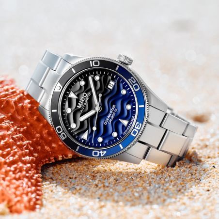 Montre Mido Ocean Star 39 Black / Bleu