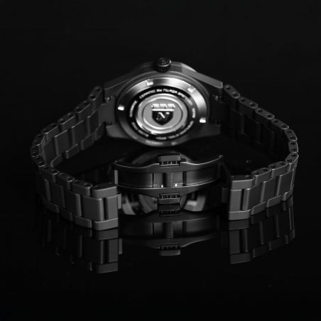 Montre Nivada Grenchen F77 Ceramic Black Météorite 68020A77