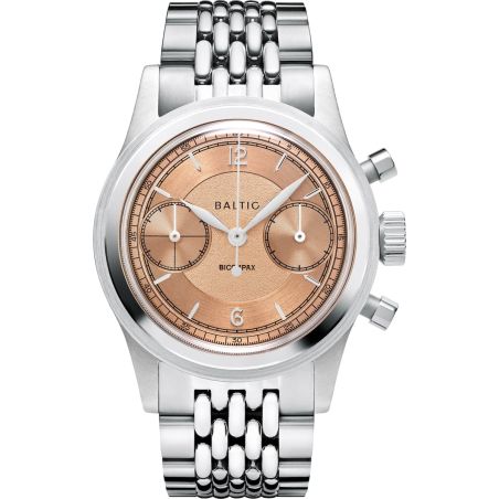 Montre Baltic Bicompax 003 Saumon / Acier