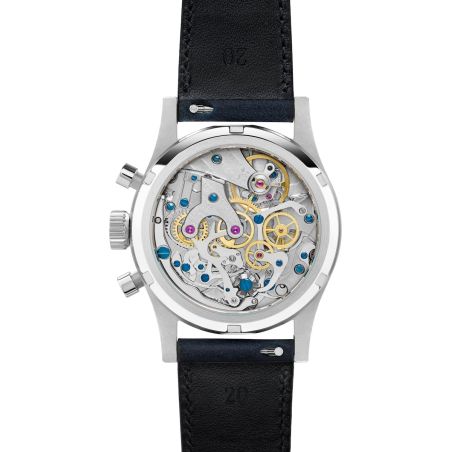 Montre Baltic Bicompax 003 Saumon / Acier