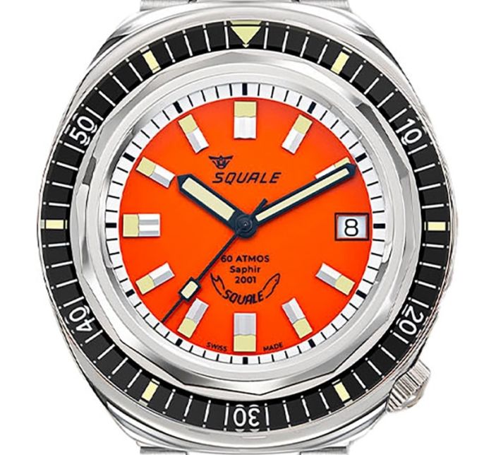 Montre Squale 2001 Reverse Orange