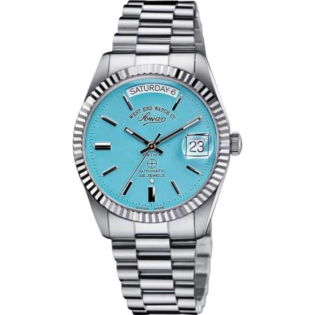 The Classics Automatic Silver/Turquoise - West End Watch Co.