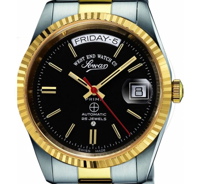 The Classics Automatic Silver/Gold/Black - West End Watch Co.