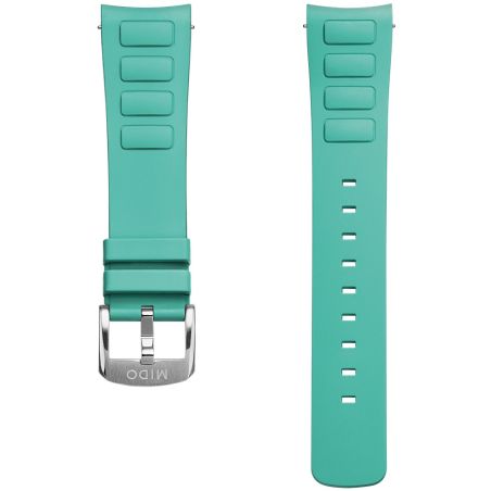 Bracelet Mido Multifort TV Big Date 22mm Turquoise