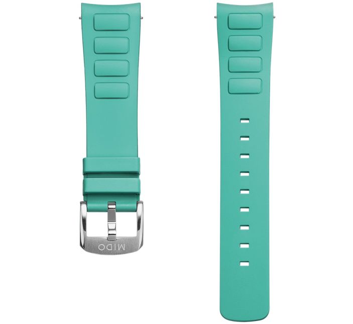 Bracelet Mido Multifort TV Big Date 22mm Turquoise