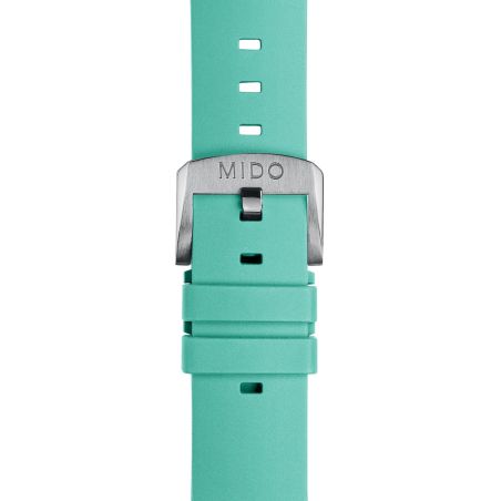Bracelet Mido Multifort TV Big Date 22mm Turquoise
