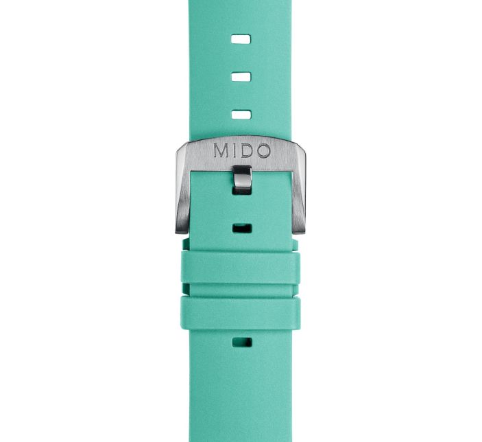 Bracelet Mido Multifort TV Big Date 22mm Turquoise