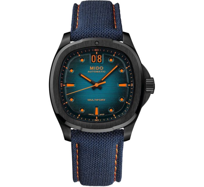 Montre Mido Multifort TV Big Date Blue PVD