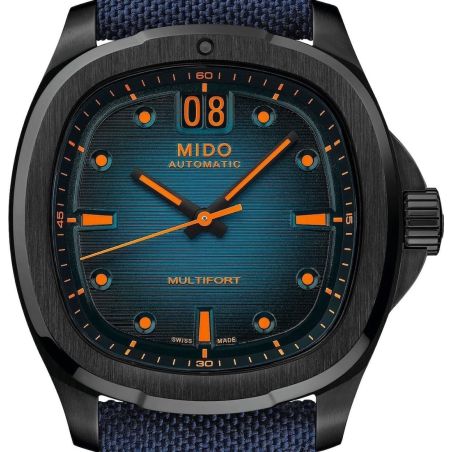 Montre Mido Multifort TV Big Date Blue PVD
