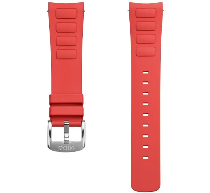 Bracelet Mido Multifort TV Big Date 22mm Rouge