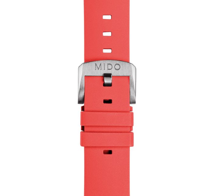 Bracelet Mido Multifort TV Big Date 22mm Rouge