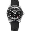 Montre Vulcain Skindiver Nautique GMT Black Luminova White