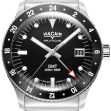 Montre Vulcain Skindiver Nautique GMT Black Luminova White
