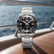 Montre Vulcain Skindiver Nautique GMT Black Luminova White