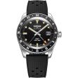 Montre Vulcain Skindiver Nautique GMT Black Luminova Beige