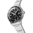 Montre Vulcain Skindiver Nautique GMT Black Luminova Beige