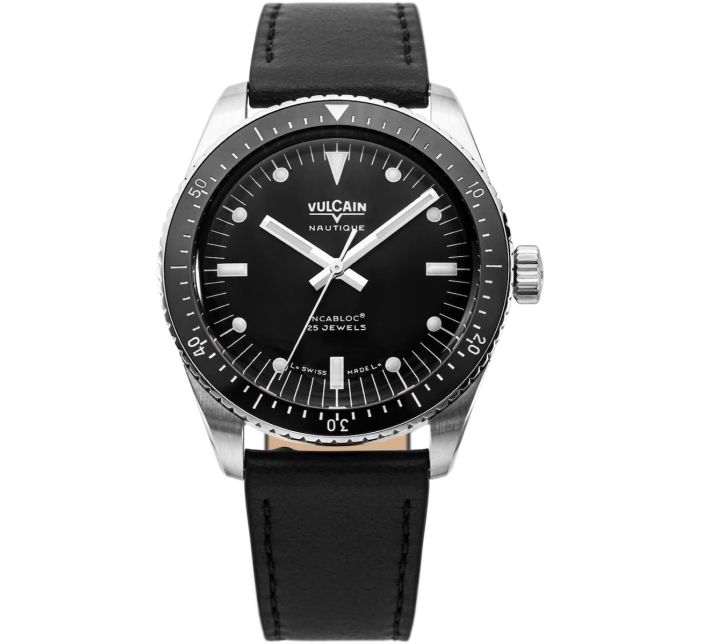 Montre Vulcain Skindiver Nautique Black | White Lum