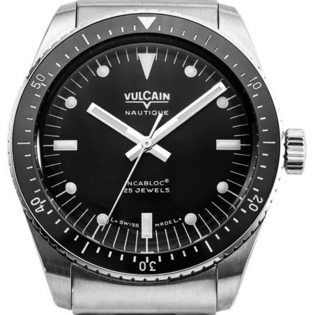 Montre Vulcain Skindiver Nautique Black | White Lum