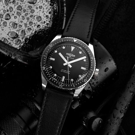 Montre Vulcain Skindiver Nautique Black | White Lum