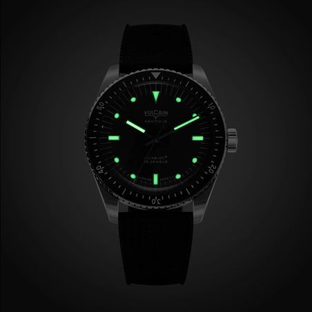 Montre Vulcain Skindiver Nautique Black | White Lum