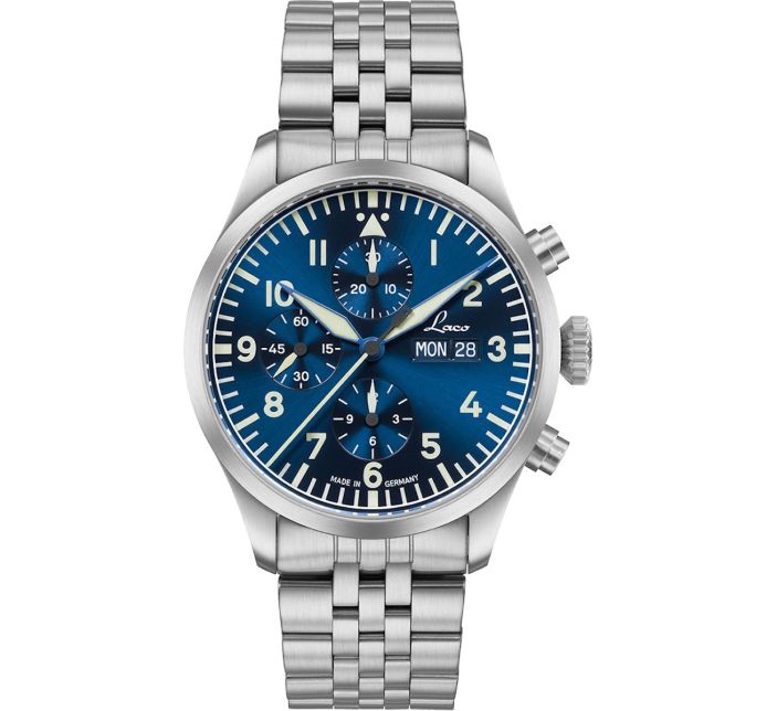 Montre Laco Chronograph Kiel.2 MB Blau 862186.MB