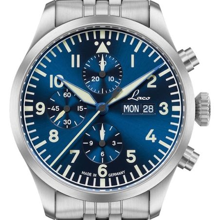 Montre Laco Chronograph Kiel.2 MB Blau 862186.MB