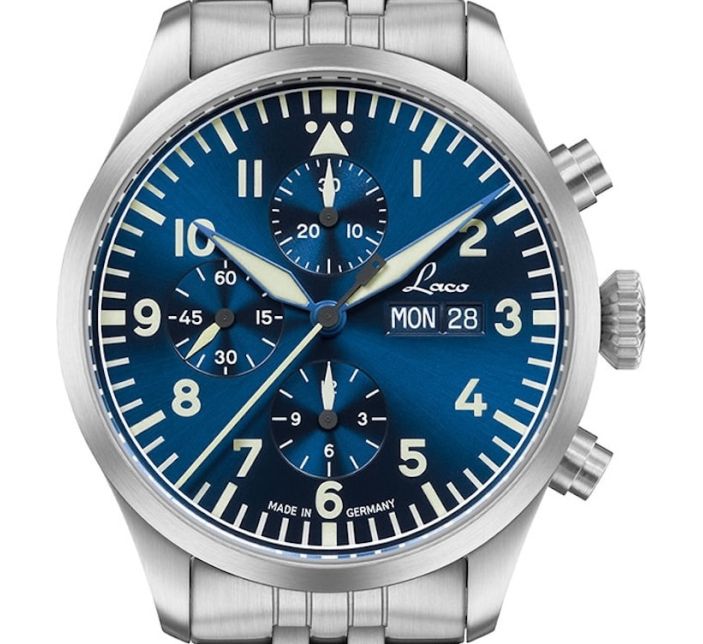 Montre Laco Chronograph Kiel.2 MB Blau 862186.MB