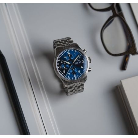 Montre Laco Chronograph Kiel.2 MB Blau 862186.MB