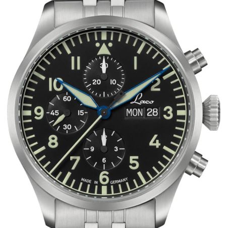 Montre Laco Chronograph Kiel.2 MB Schwarz 862148.MB
