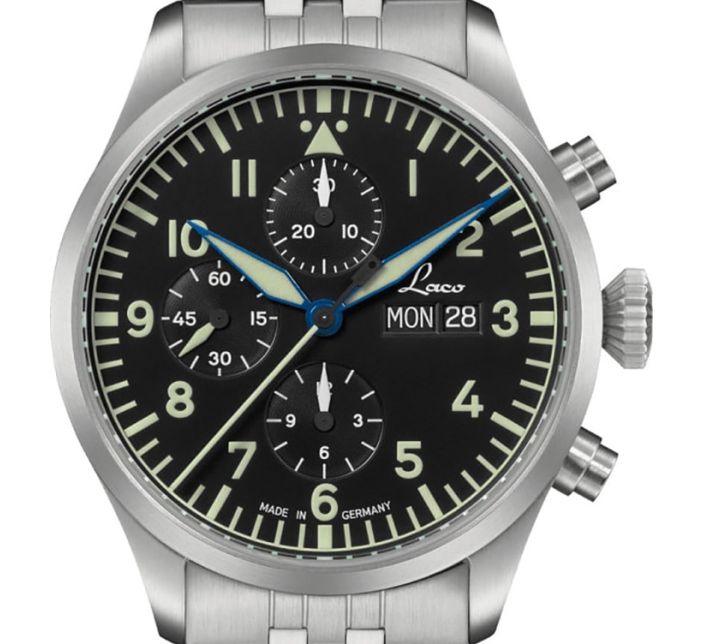 Montre Laco Chronograph Kiel.2 MB Schwarz 862148.MB