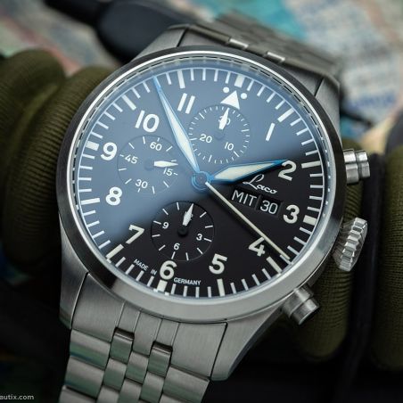 Montre Laco Chronograph Kiel.2 MB Schwarz 862148.MB