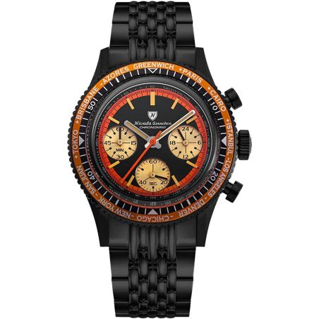 Montre Nivada Chronoking Mecaquartz Black 87041Q04