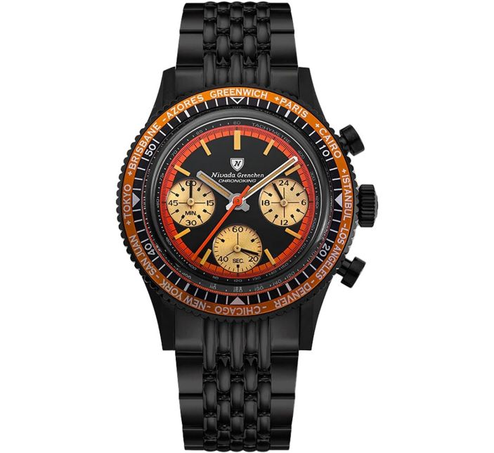 Montre Nivada Chronoking Mecaquartz Black 87041Q04