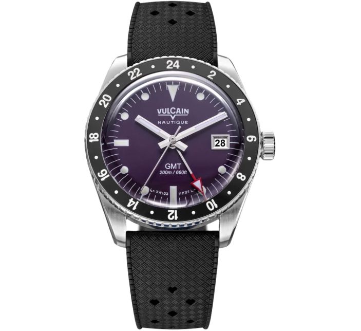 Montre Vulcain Skindiver Nautique GMT Purple Limited Edition