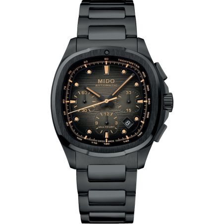 Montre Mido Multifort TV Chronograph PVD Black