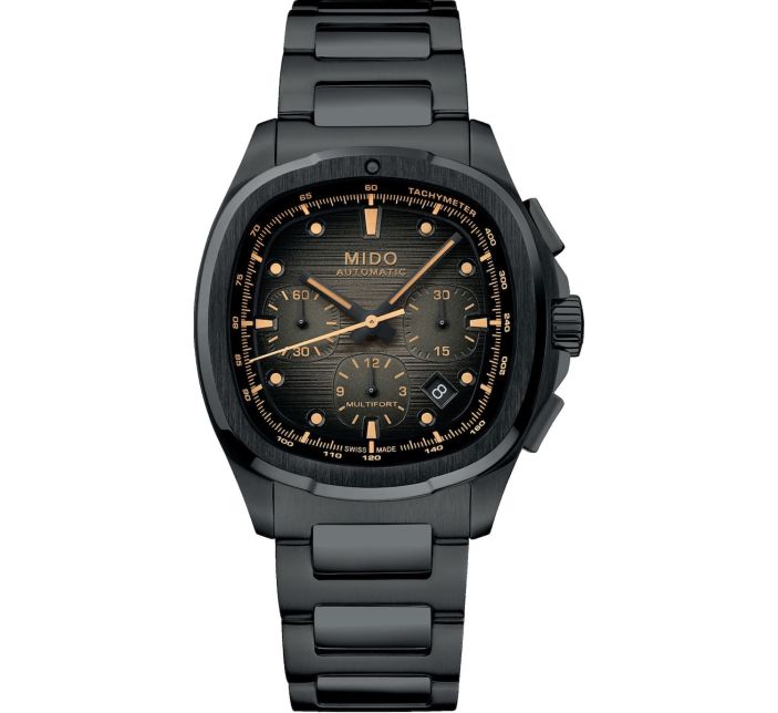 Montre Mido Multifort TV Chronograph PVD Black