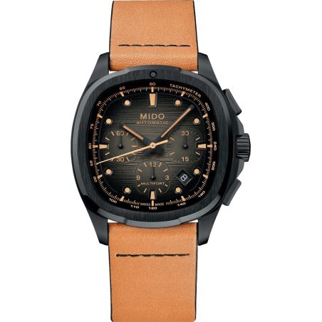 Montre Mido Multifort TV Chronograph PVD Black