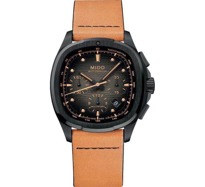 Montre Mido Multifort TV Chronograph PVD Black