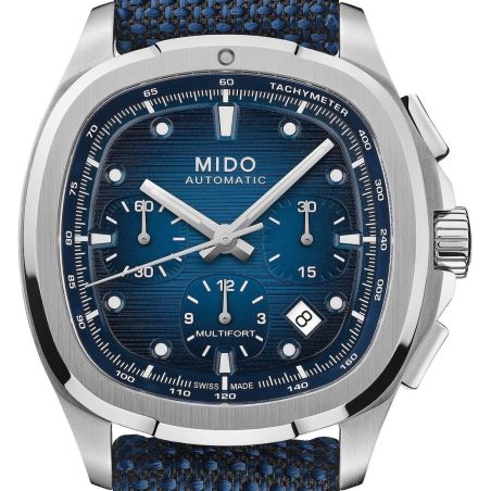 Montre Mido Multifort TV Chronograph Blue