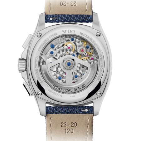 Montre Mido Multifort TV Chronograph Blue