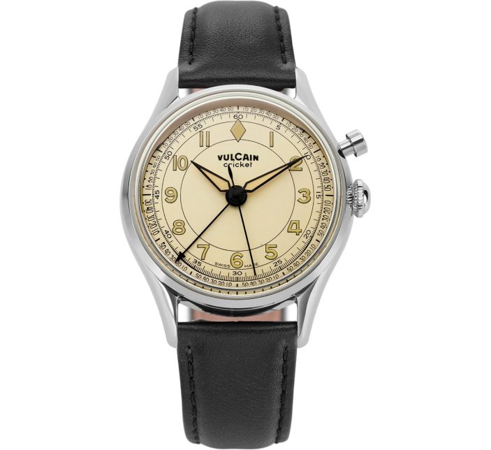 Montre Homme Cricket DULUX Acier Chrome Swiss Made Mécanique - Occasion